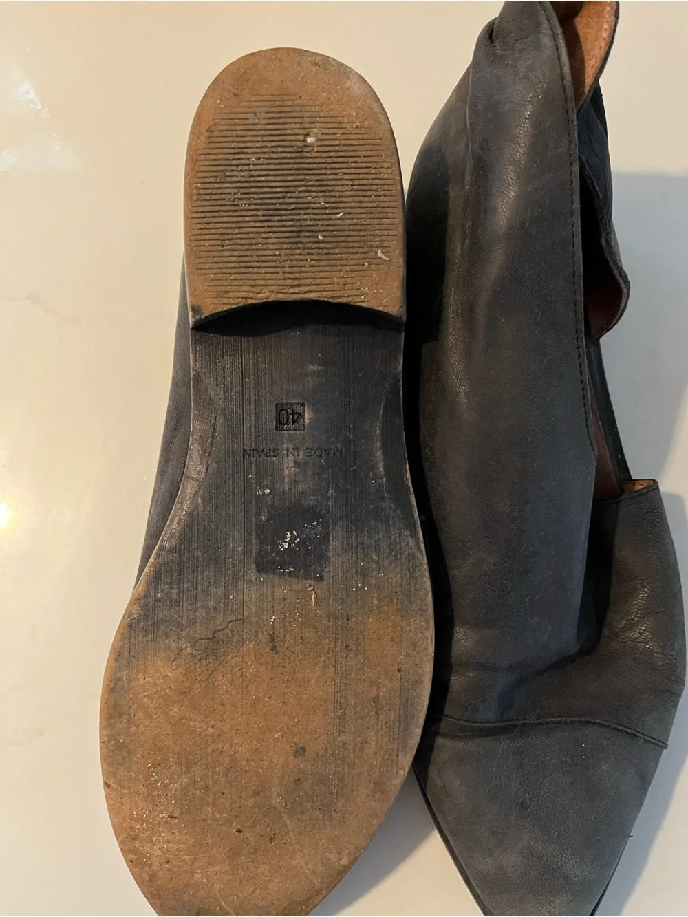 Free People Women’s Black Pointed-Toe Slip-On